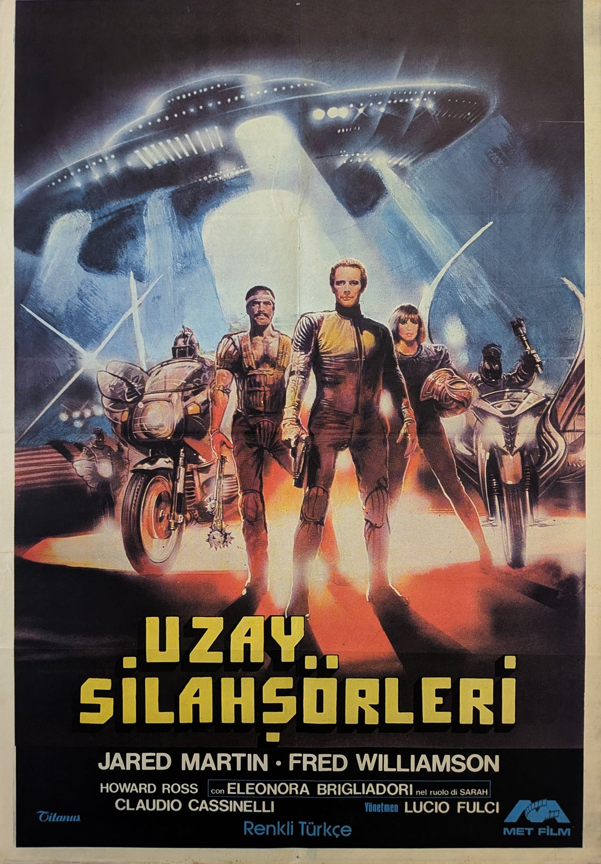 Warriors of the Year 2072 1984 Turkish Poster Fulci