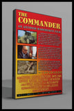 The Commander DVD cover featuring a description, images, and credits for the 1988 action film by Antonio Margheriti.
