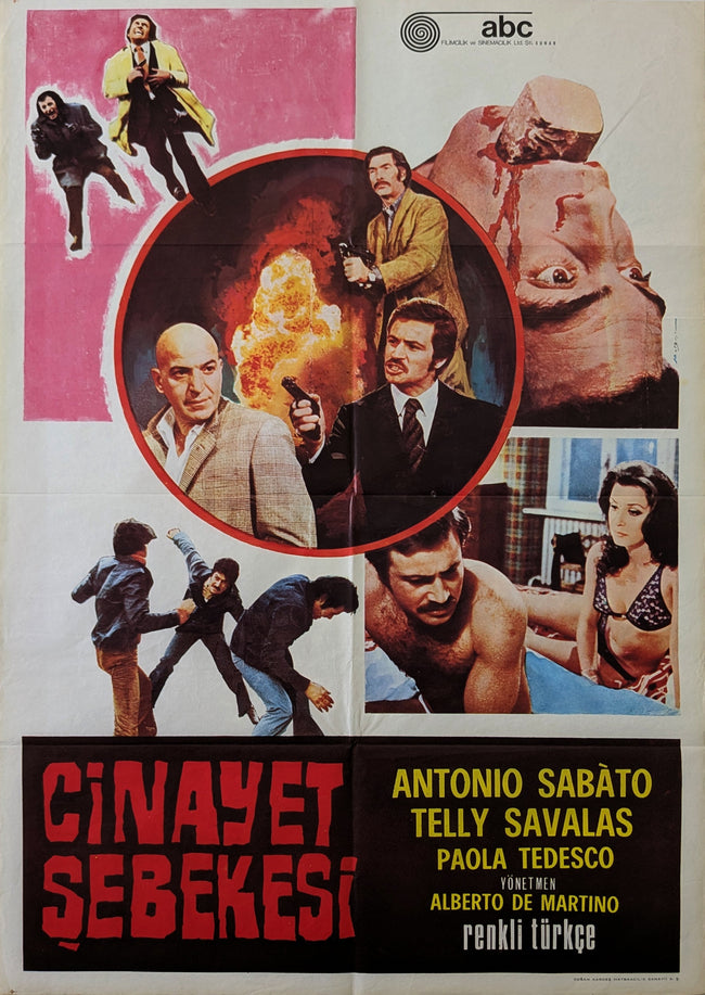 Crime Boss 1973 Turkish Movie Poster