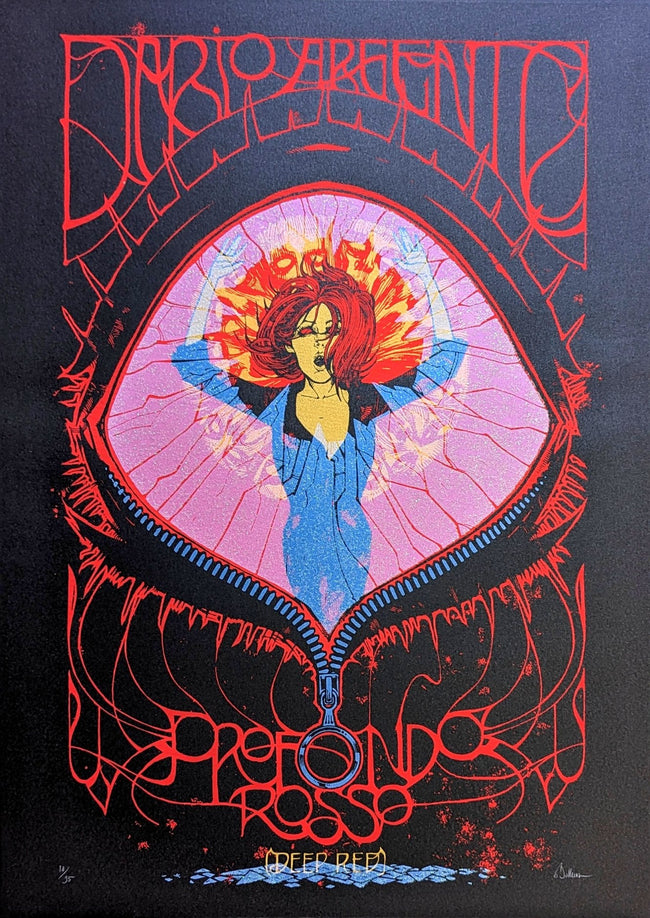 Deep Red (variant) by Malleus Screen Print