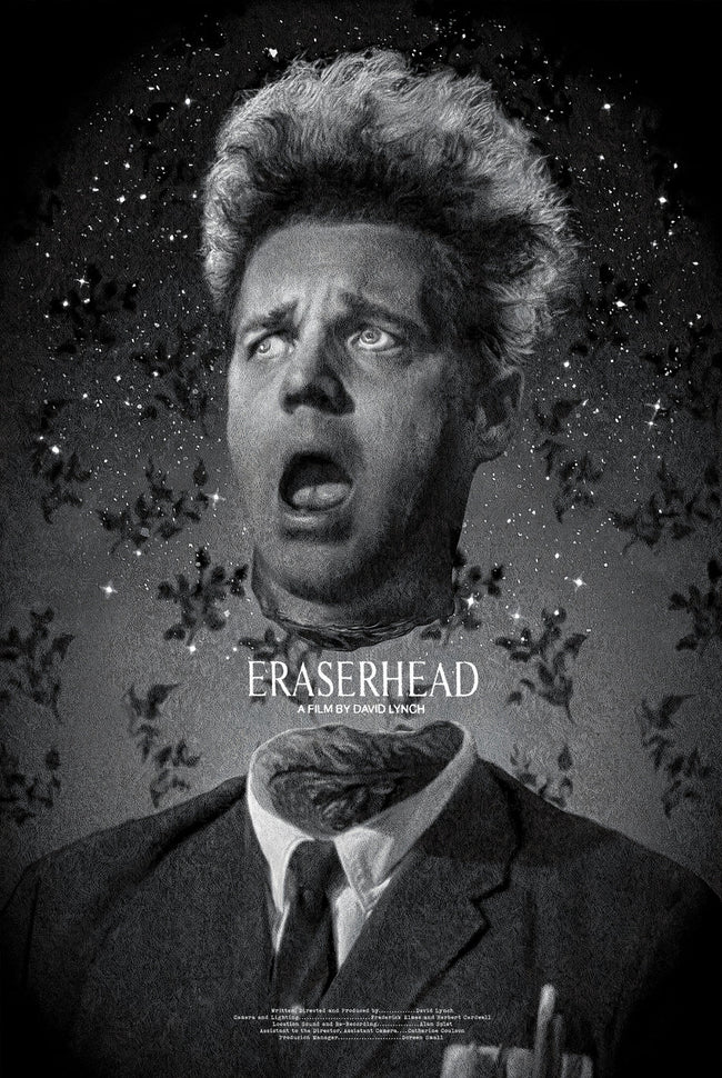 Eraserhead Screen Print by Elvisdead