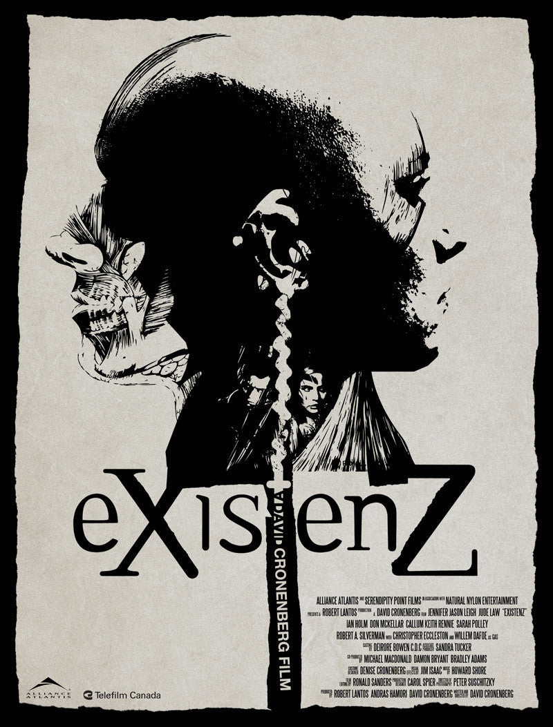 eXistenZ by Jay Shaw Screen Print
