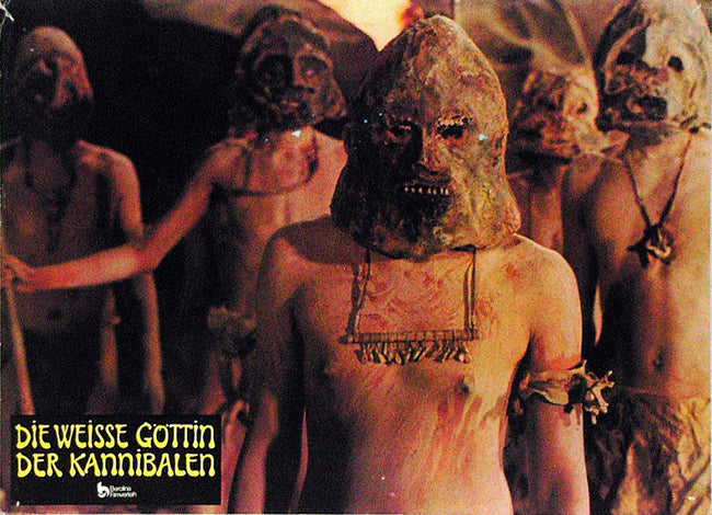 The Mountain of the Cannibal God – German lobby card v4