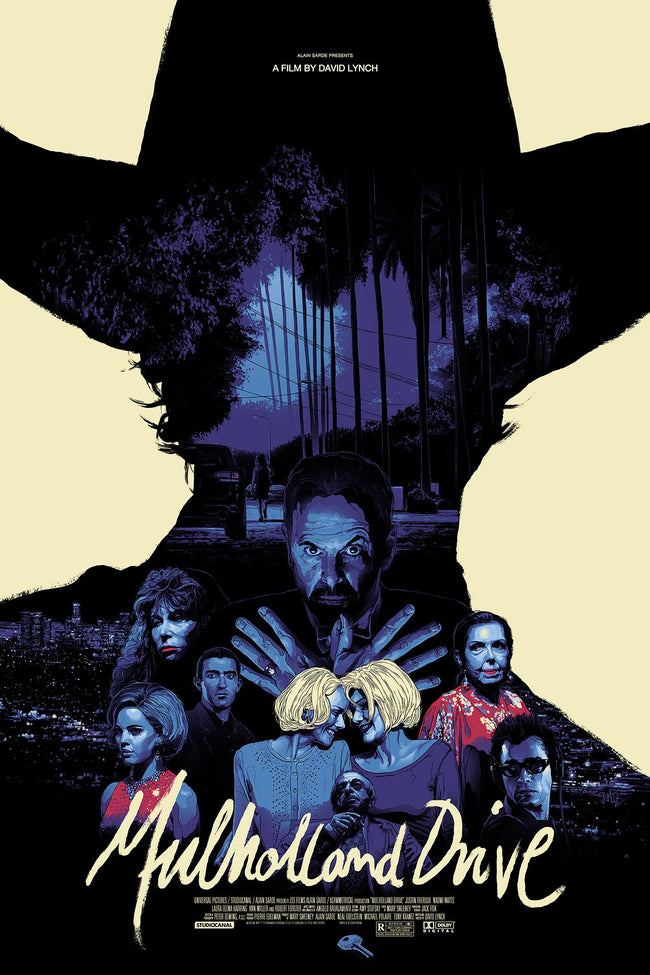 Mulholland Drive (regular) by Gabz Screen Print