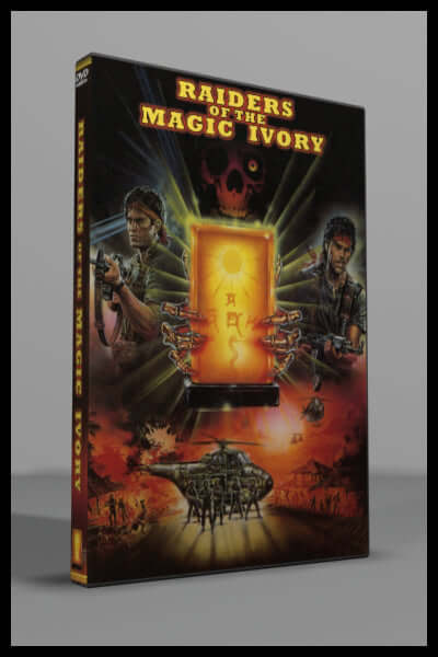 Raiders of the Magic Ivory (1988) DVD – front cover
