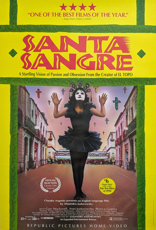 Santa Sangre 1989 US Promotional Poster Jodorowsky