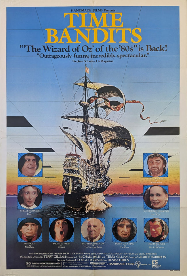 Time Bandits 1981 US One Sheet Poster Terry Gilliam