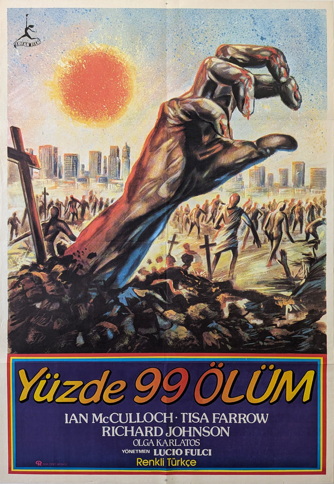 Zombie 1979 Turkish Poster Lucio Fulci