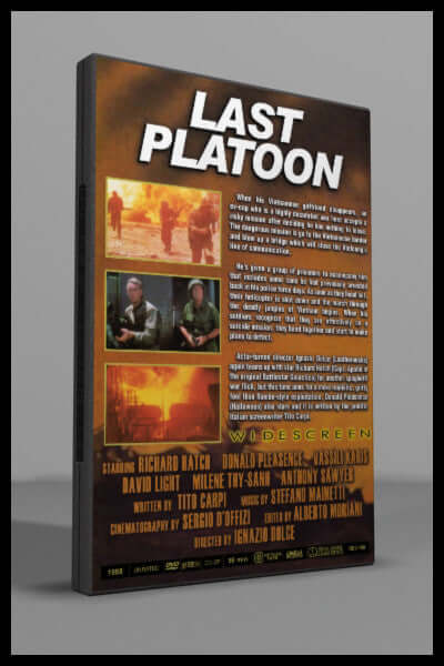 Last Platoon (1989) DVD Vietnam War Action Rare Cult Film – REVOK