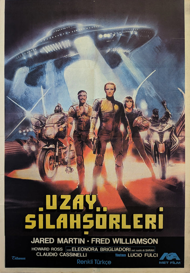 Warriors of the Year 2072 1984 Turkish Poster Fulci