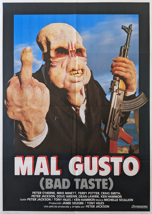 Bad Taste 1987 Spanish Movie Poster Peter Jackson