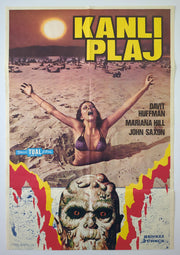 Blood Beach 1980 Turkish Movie Poster – additional view 2