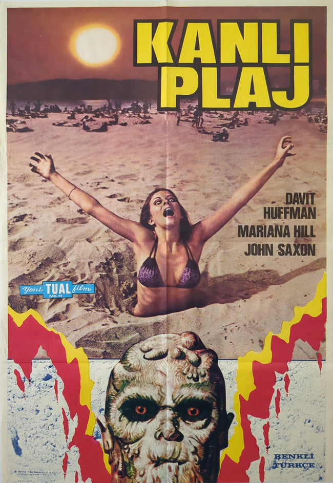Blood Beach 1980 Turkish Movie Poster