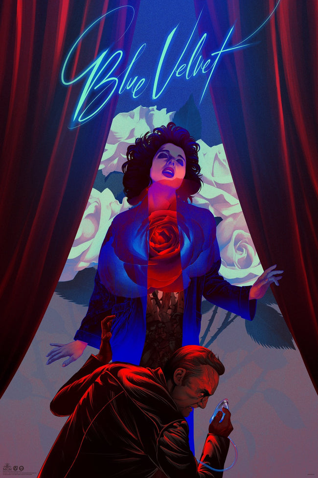 Blue Velvet (regular) by Kevin Tong Screen Print