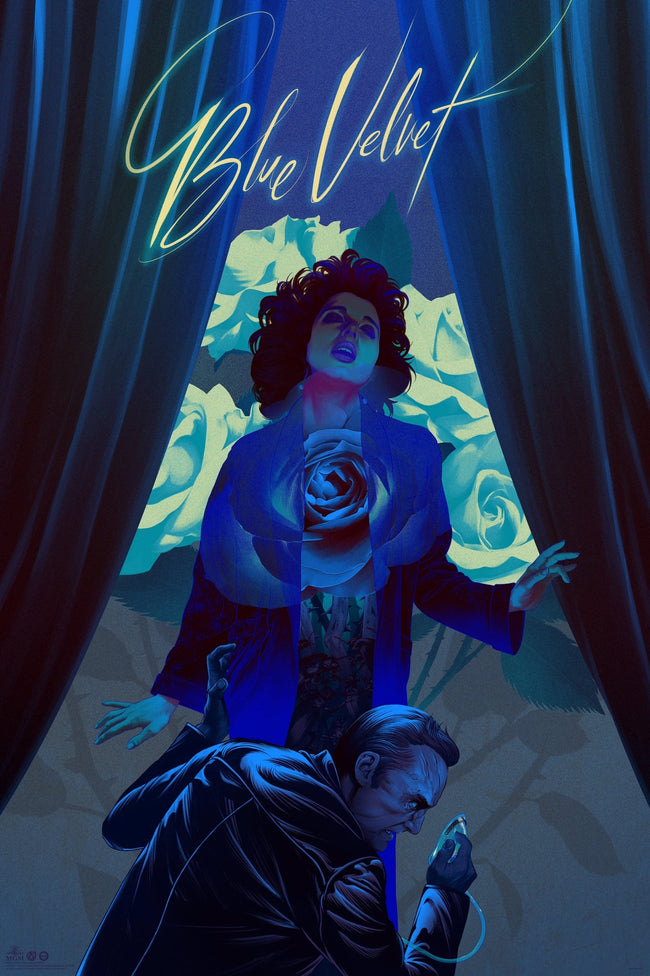 Blue Velvet (variant) by Kevin Tong Screen Print