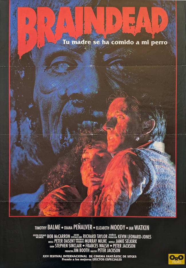 Braindead 1992 Spanish Poster Peter Jackson