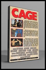 Cage (1989) DVD – back cover