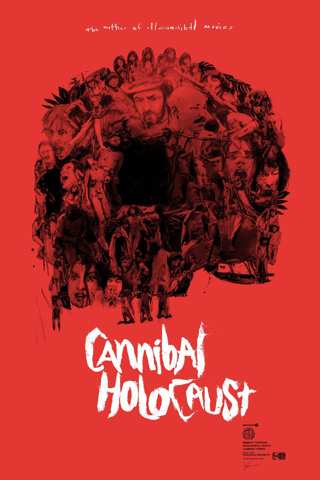Cannibal Holocaust (variant) by Jock Screen Print
