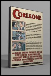 Corleone (1978) film cover featuring characters involved in Sicilian mafia crime drama directed by Pasquale Squitieri.