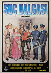 Crimewave 1985 Turkish Movie Poster Raimi