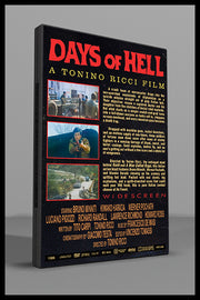 Days of Hell (1986) DVD – back cover