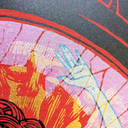 Deep Red (variant) by Malleus Screen Print – additional view 6