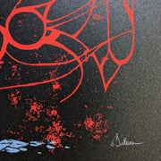 Deep Red (variant) by Malleus Screen Print – additional view 10
