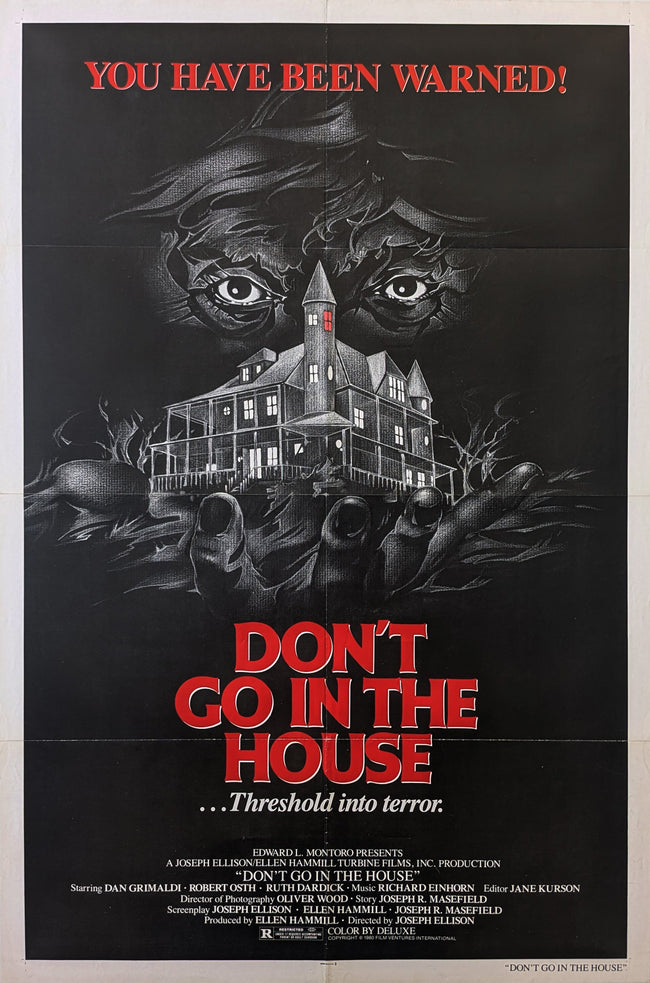 Don't Go in the House 1980 Original U.S. One Sheet
