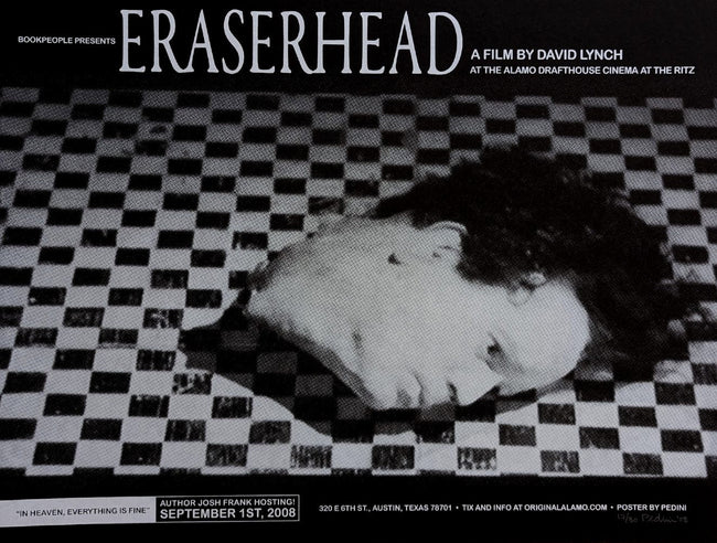 ERASERHEAD by Mark Pedini – Signed Ltd. Edition Movie Poster
