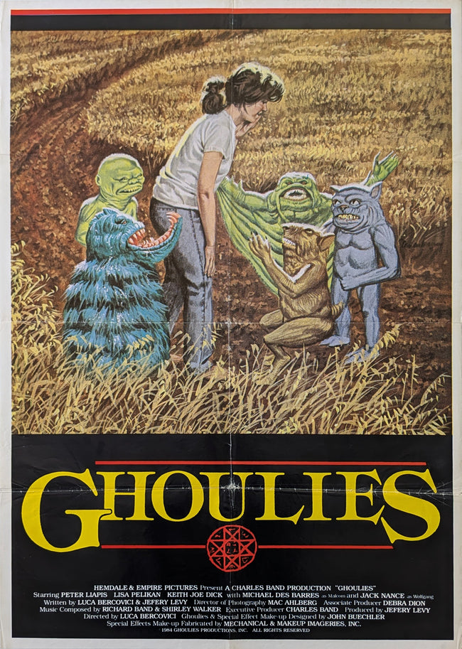 Ghoulies 1984 US One Sheet Horror Poster