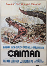 The Great Alligator 1979 Spanish Poster Sergio Martino