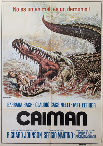 GREAT ALLIGATOR, THE (1979) – Spanish poster