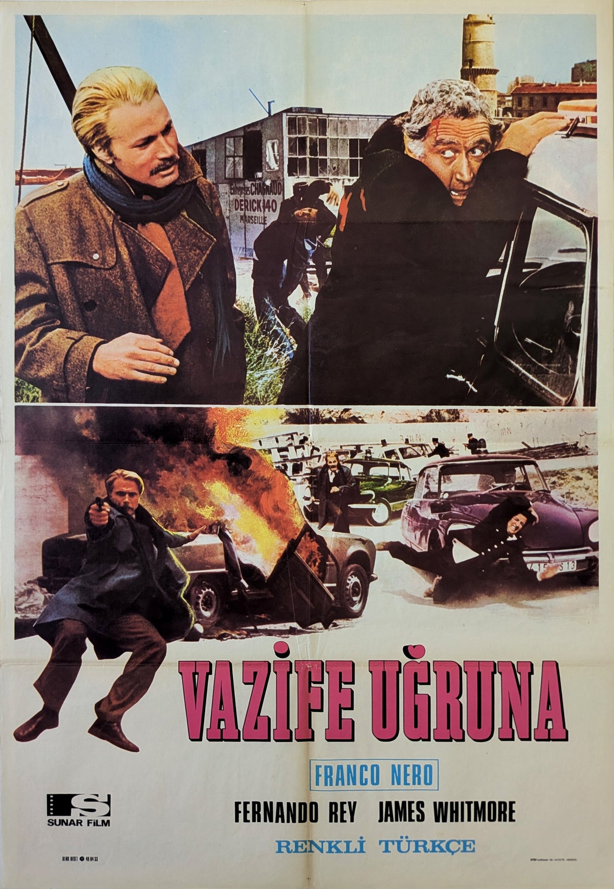 High Crime 1973 Turkish Poster Enzo G Castellari