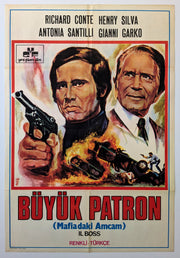 The Boss 1973 Turkish Poster Fernando Di Leo – additional view 2