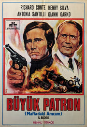 The Boss 1973 Turkish Poster Fernando Di Leo