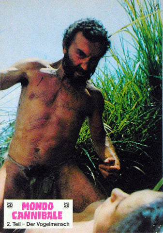 JUNGLE HOLOCAUST - German lobby card v4