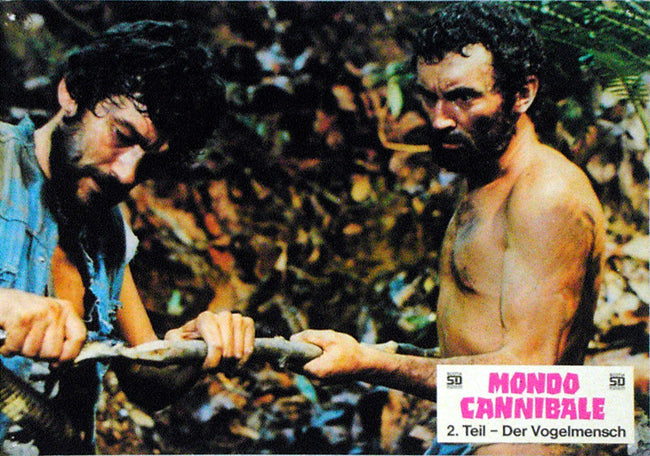 Jungle Holocaust – German lobby card v5
