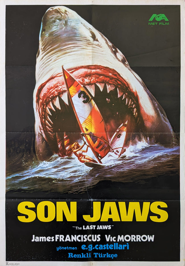 The Last Shark 1981 Turkish Poster Castellari