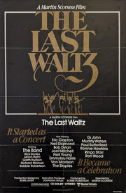 The Last Waltz 1978 US Poster Martin Scorsese
