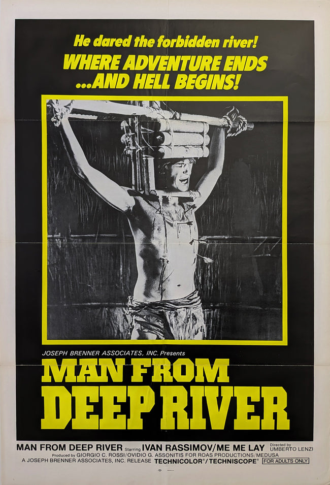 Man From Deep River 1972 US Horror Poster Lenzi