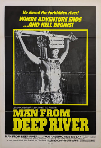 MAN FROM DEEP RIVER (1972) – US one sheet
