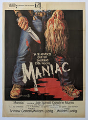 Maniac 1980 Spanish Horror Poster William Lustig – additional view 2