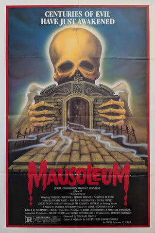 MAUSOLEUM (1983) – US one sheet