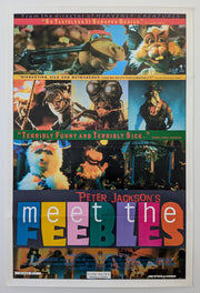 Meet the Feebles poster (1989) U.S. one sheet style 1995 MTI – additional view 2