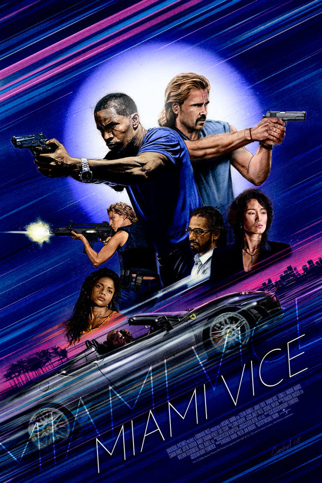 Miami Vice by Mike Gambriel Screen Print