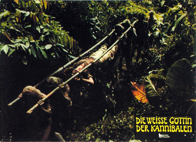 The Mountain of the Cannibal God – German lobby card v3