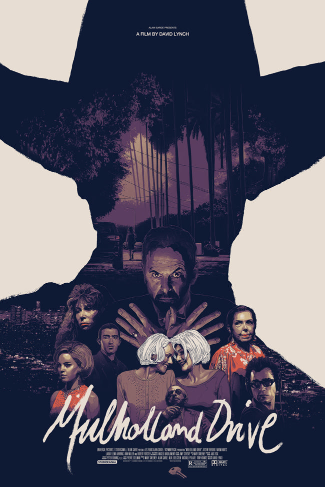 Mulholland Drive (variant) by Gabz Screen Print