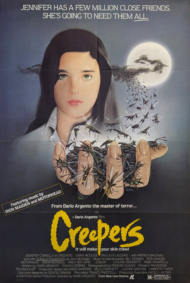 Creepers 1985 US Poster Dario Argento