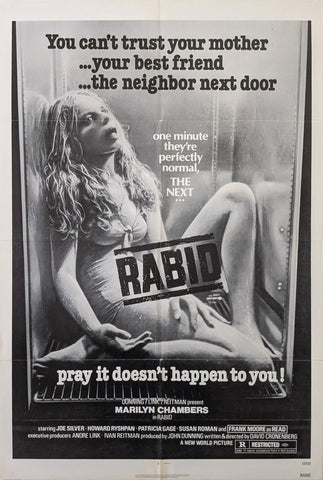 RABID (1977) – US one sheet