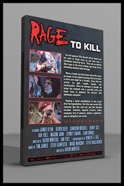 Rage to Kill DVD – back cover